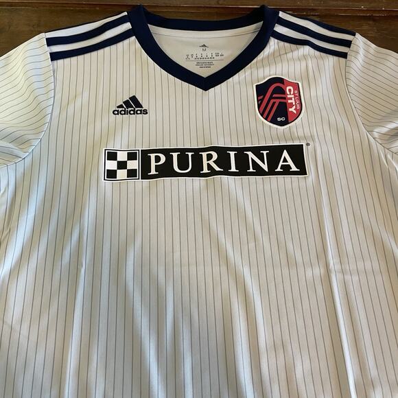 NWT Adidas St. Louis City Soccer 2023 Inaugural Season Away Jersey Gray Men's M - Picture 8 of 16